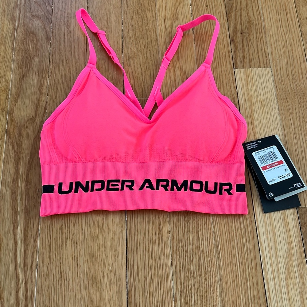 COPY - NWT Under Armour Seamless Compression Sports Bra Size XS